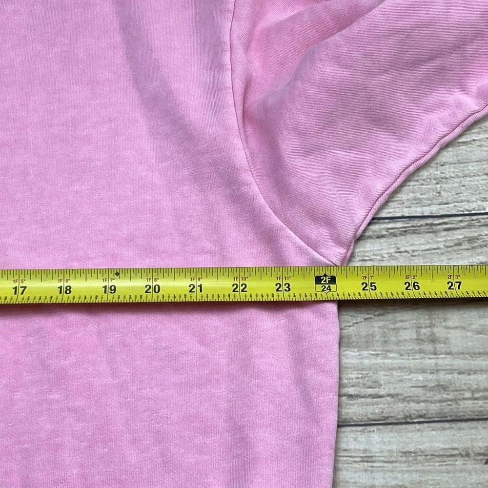 COS Oversized Pullover Sweatshirt Pink Cotton Blend Sz S Crew Neck Boxy Casual - Picture 5 of 6